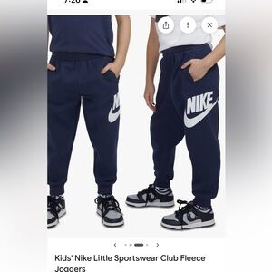 NikeSportswear Club Fleece Regular Fit Joggers - Little Kid Size 6-7